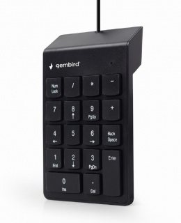 Tastatura numerica 18 taste USB 1.5m, Gembird KPD-U-02
